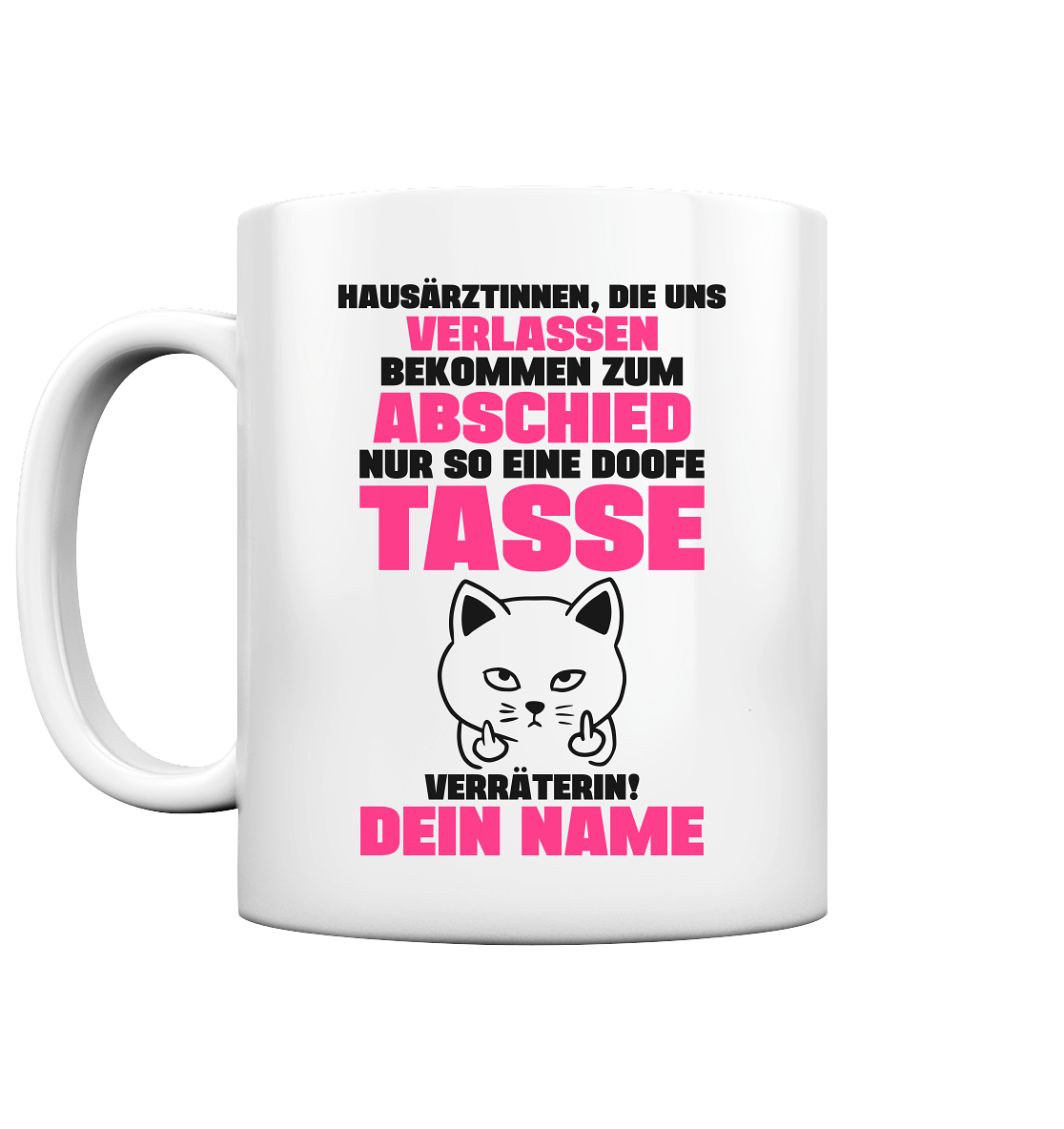 Hausarzt geht in Rente Geschenk Personalisiert Tassenprint24