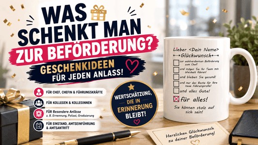 Was schenkt man zur Beförderung?