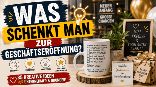 Was schenkt man zur Geschäftseröffnung?