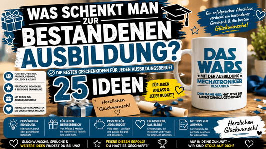 Was schenkt man zur bestandenen Ausbildung