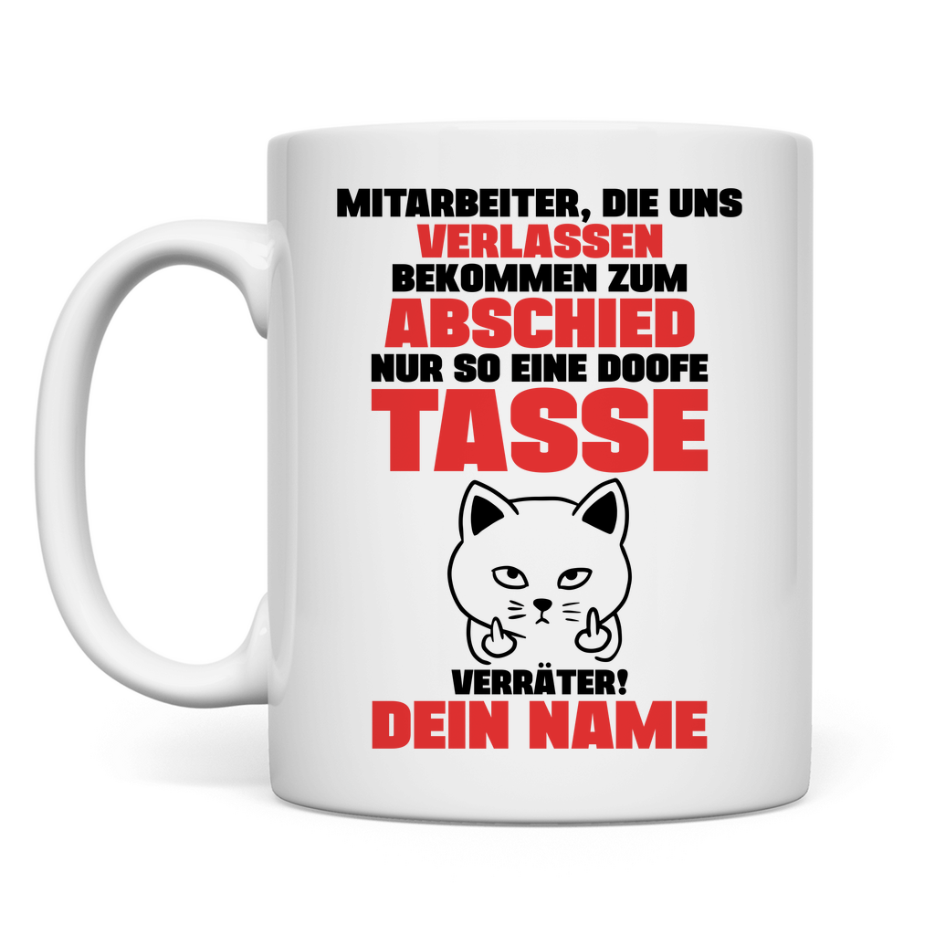 Verabschiedung Langjähriger Mitarbeiter | Ruhestand | Geschenk Tasse