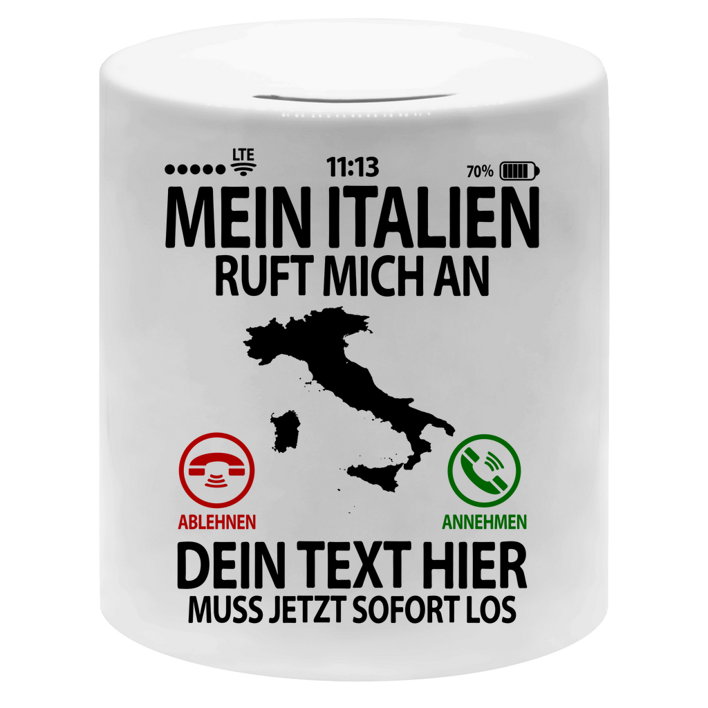 Italien Urlaub | Spardose | Geldgeschenk 