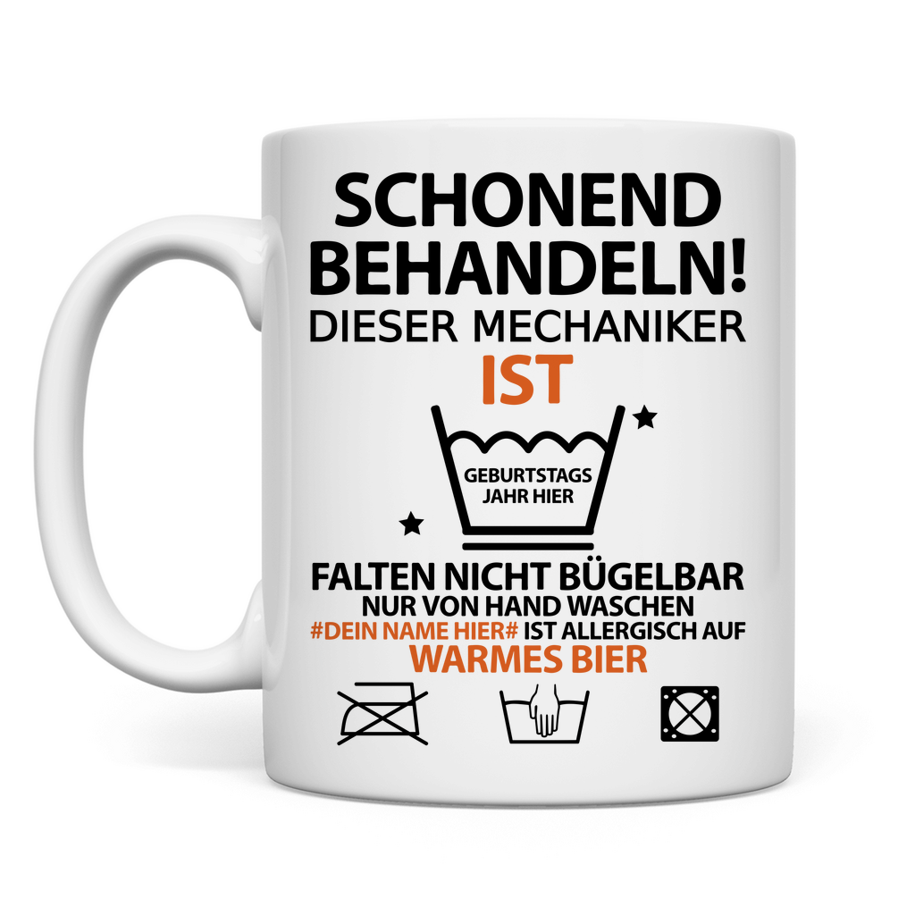 50 Geburtstag Automechaniker | Geschenk | Tasse   