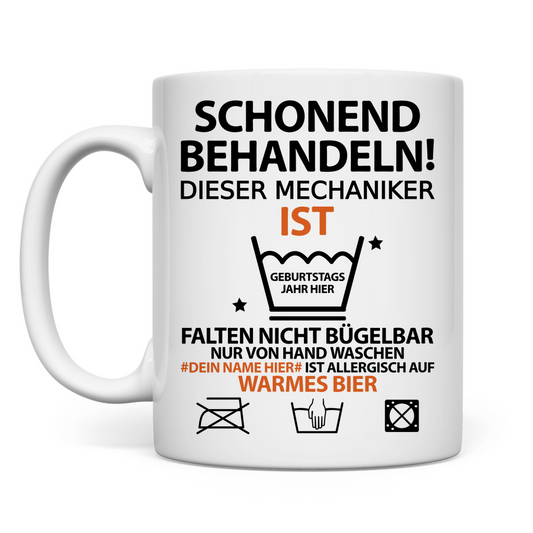 50 Geburtstag Automechaniker | Geschenk | Tasse   
