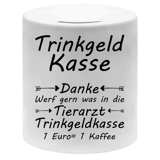 Tierarzt Trinkgeldkasse | Spardose für Trinkgeld