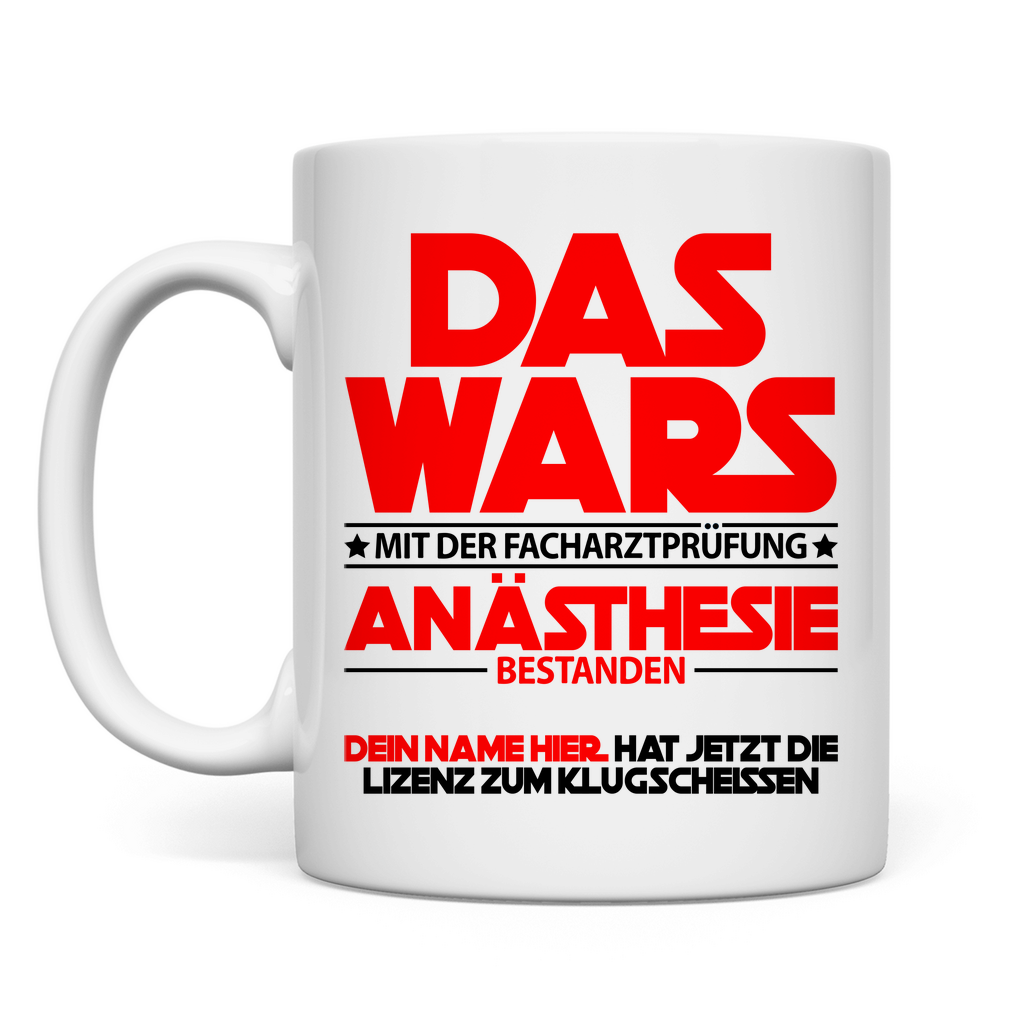 Anästhesie Facharztprüfung | Bestanden | Geschenk Tasse