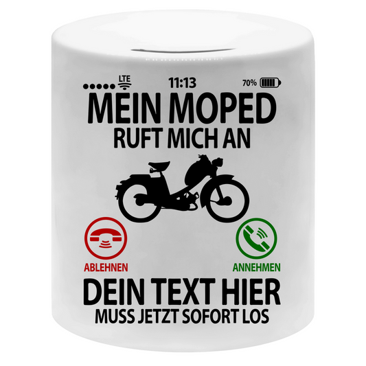 Moped Führerschein Sparen | Spardose | Geldgeschenk