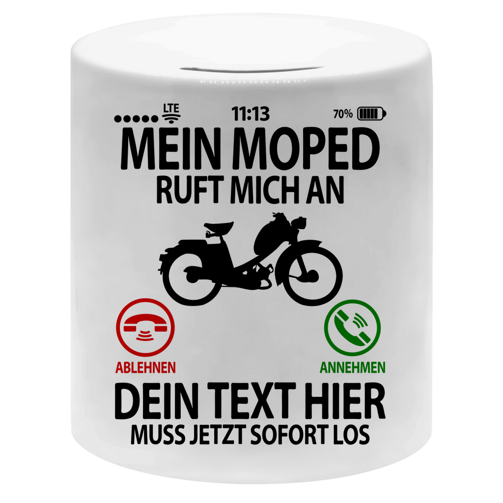 Moped Führerschein Sparen | Spardose | Geldgeschenk