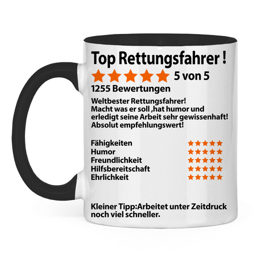 Rettungsfahrer | Geschenk zum Abschied Tasse