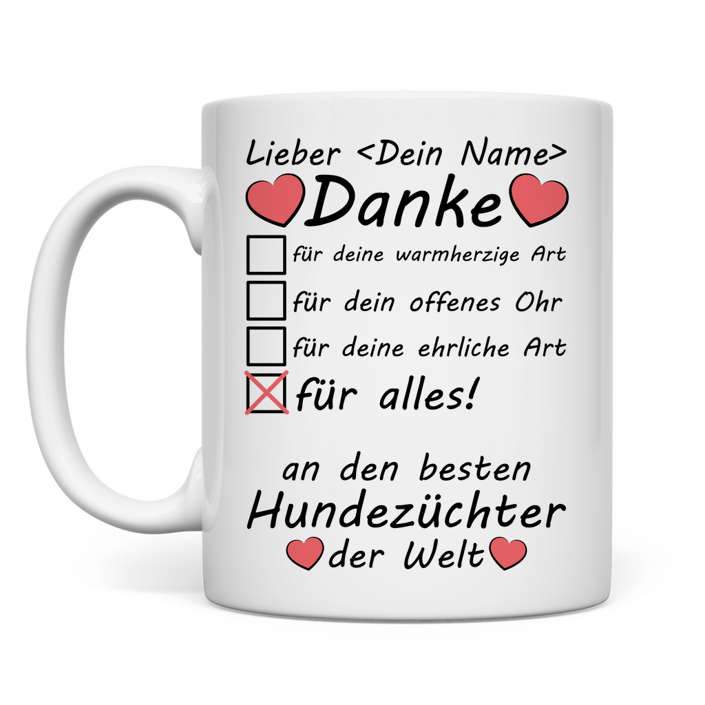 Hundezüchter | Geschenk bei Abholung   Tasse