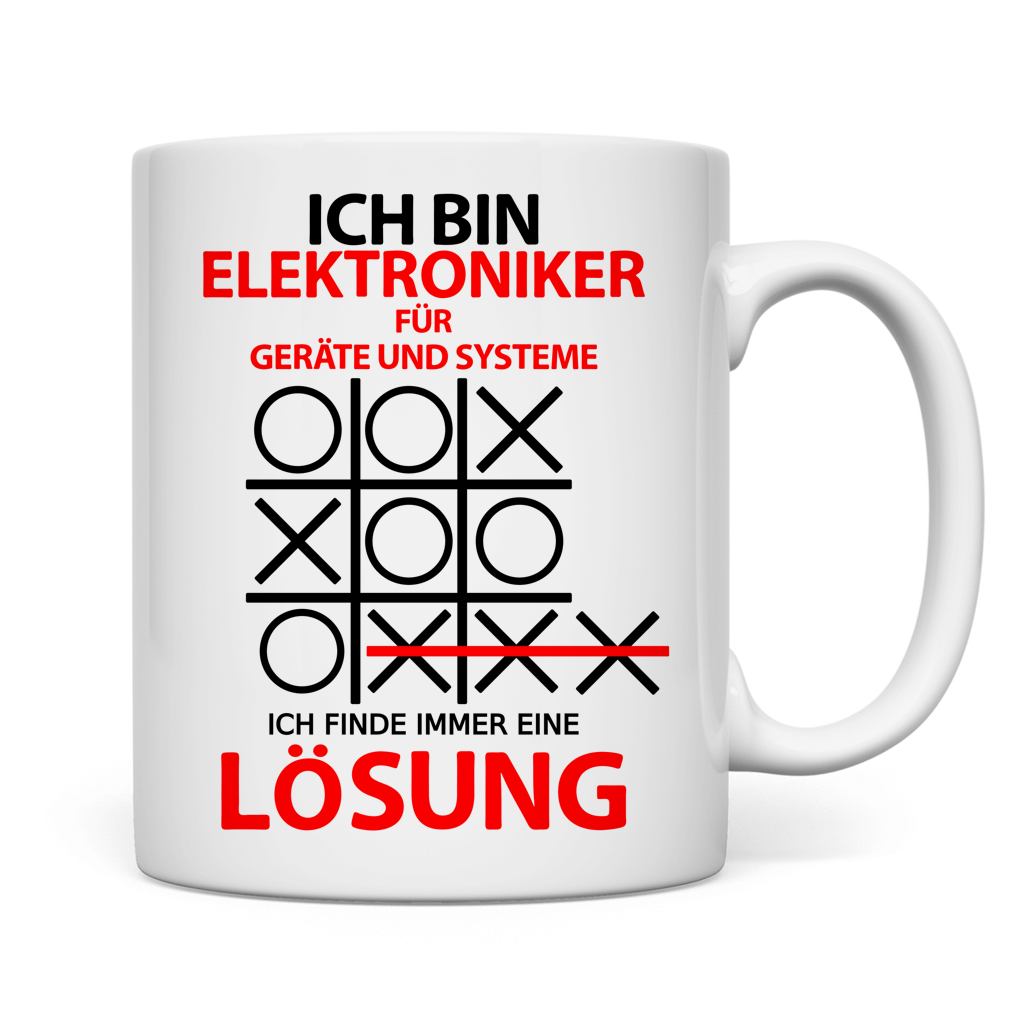 Tasse Elektroniker für Geräte und Systeme ich bin