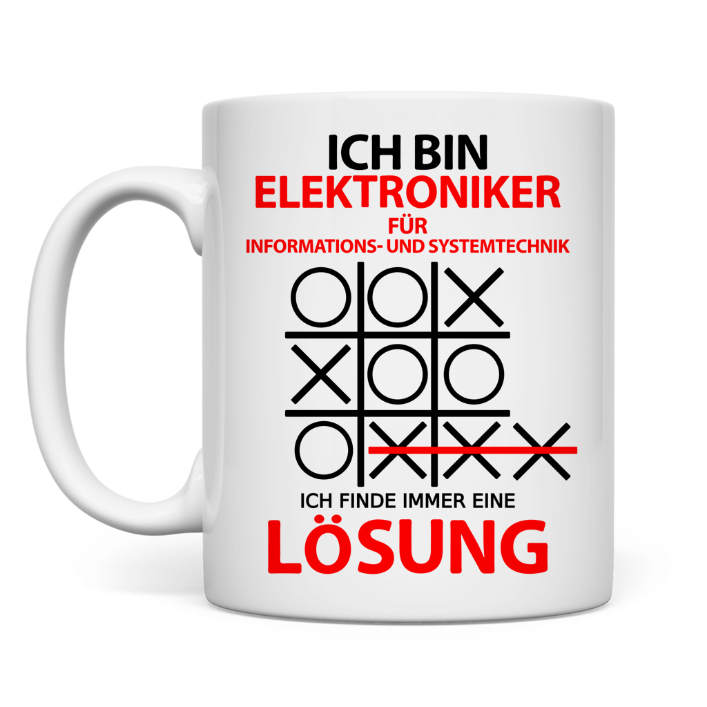 Tasse Elektroniker für Informations- und Systemtechnik ich bin