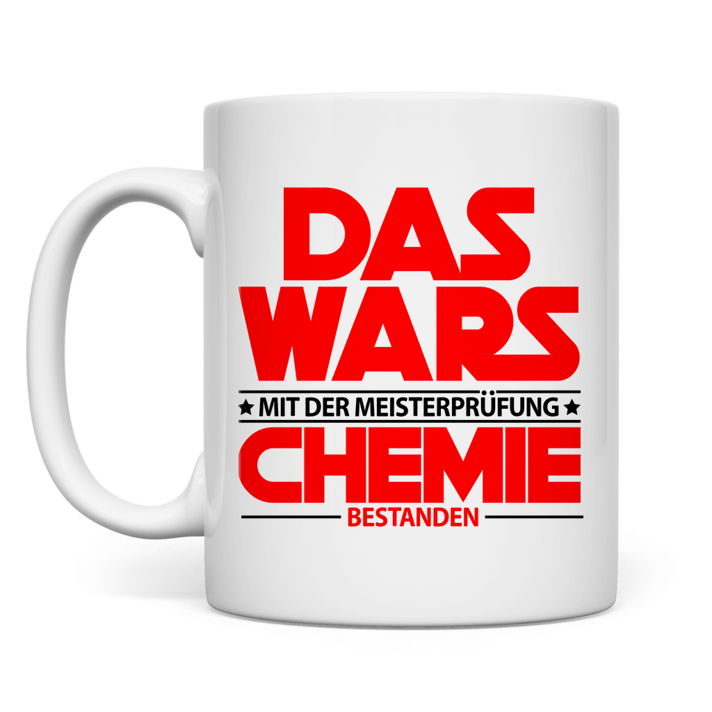 Chemie Meister | Bestandene Prüfung | Tasse Mann Geschenk