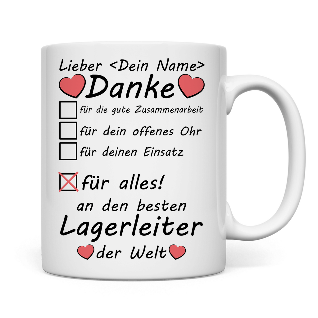 Bester Lagerleiter | Abschied | Tasse geschenk 2