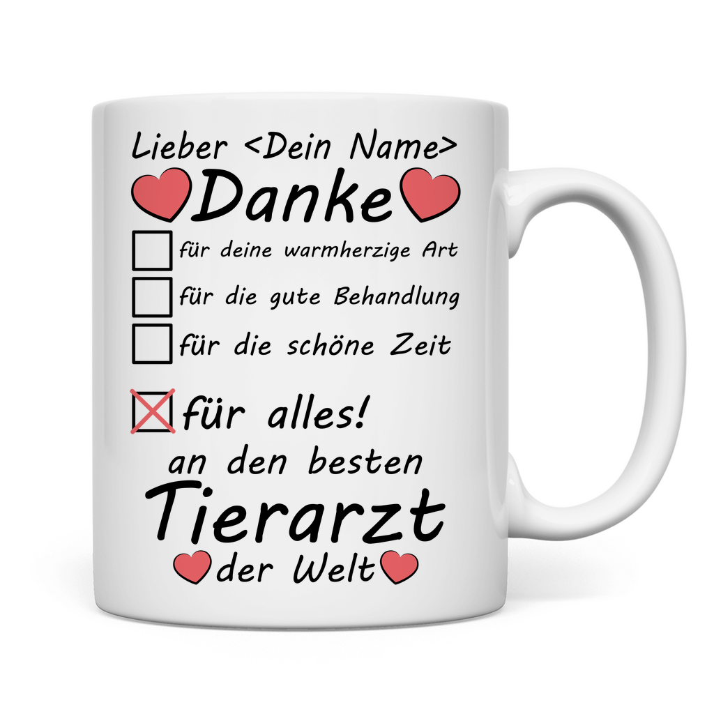 Abschiedsgeschenk Tierarzt | Beste Tasse der Welt