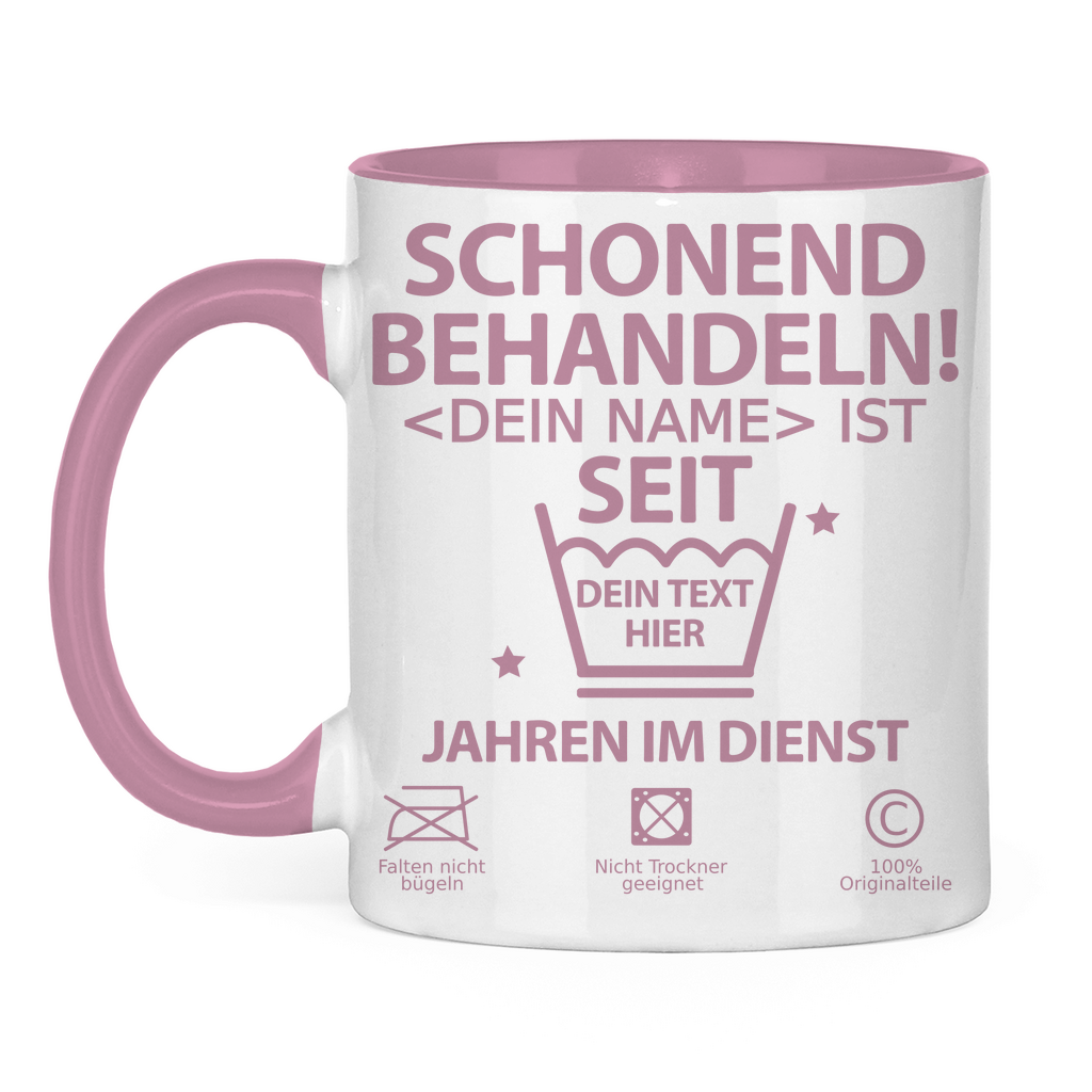 25 Jahre Arbeit Jubiläum Kollegin | Tasse mit Namen