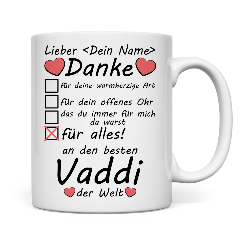 Vaddi ist der Beste | Geschenk | Tasse  2
