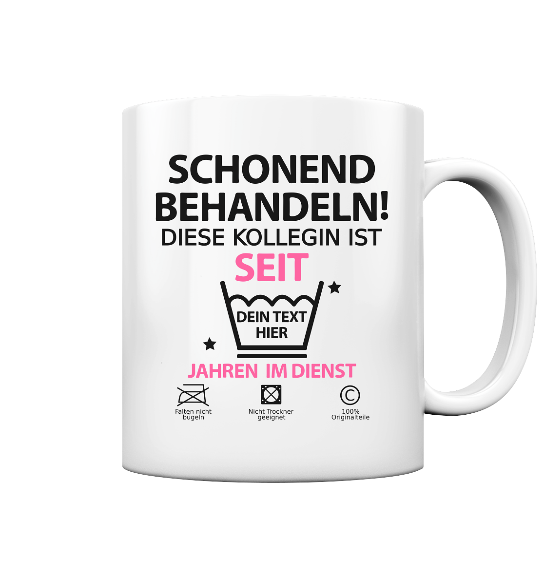 25 Jahre Jubiläum Arbeit Tasse Geschenk für Kollegin
