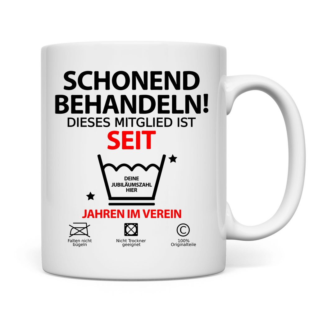 25 Jahre Mitgliedschaft – Danke für die Treue! Vereinsjubiläum Tasse - Geschenk