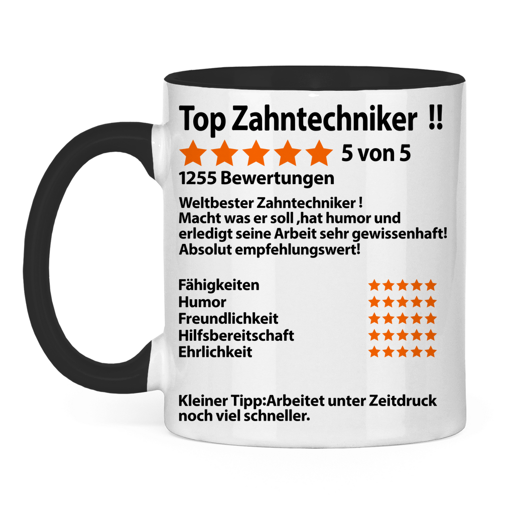 Abschiedsgeschenk für Zahntechniker Tasse Beste
