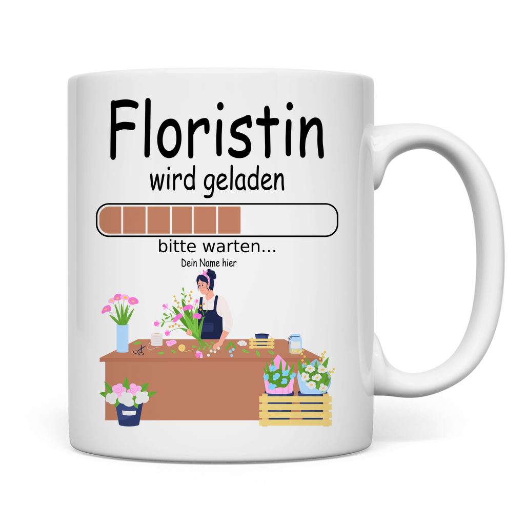 Ausbildung zur Floristin | Tasse | Personalisiert 2