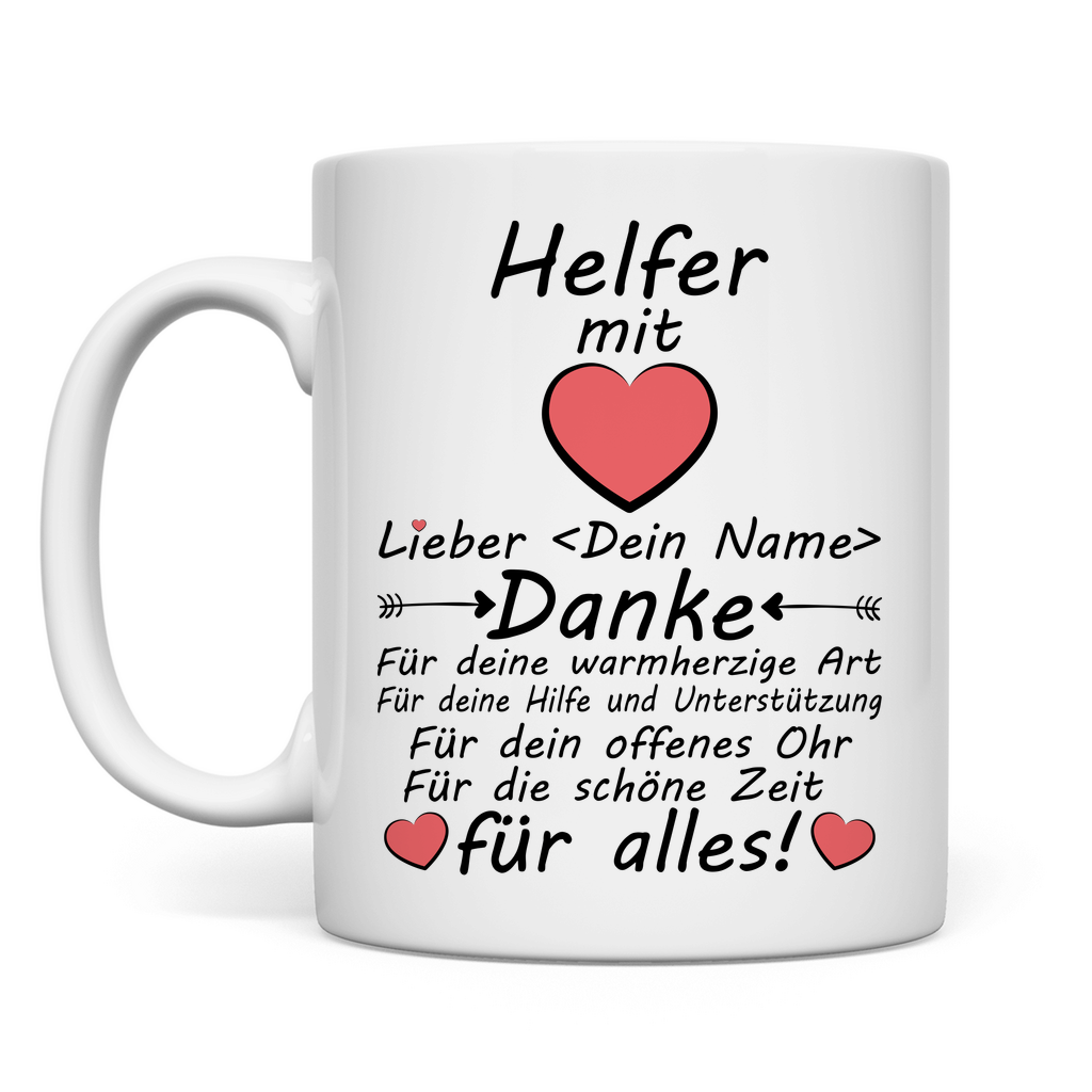 Dankeschön für Helfer | Hochzeit | Geschenk   Tasse