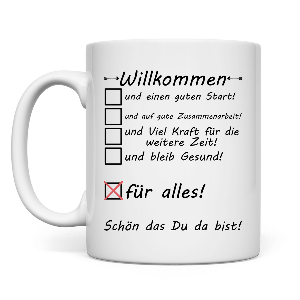 Einstand neuen Kollegen Kollegin | Einstandsgeschenk   Tasse