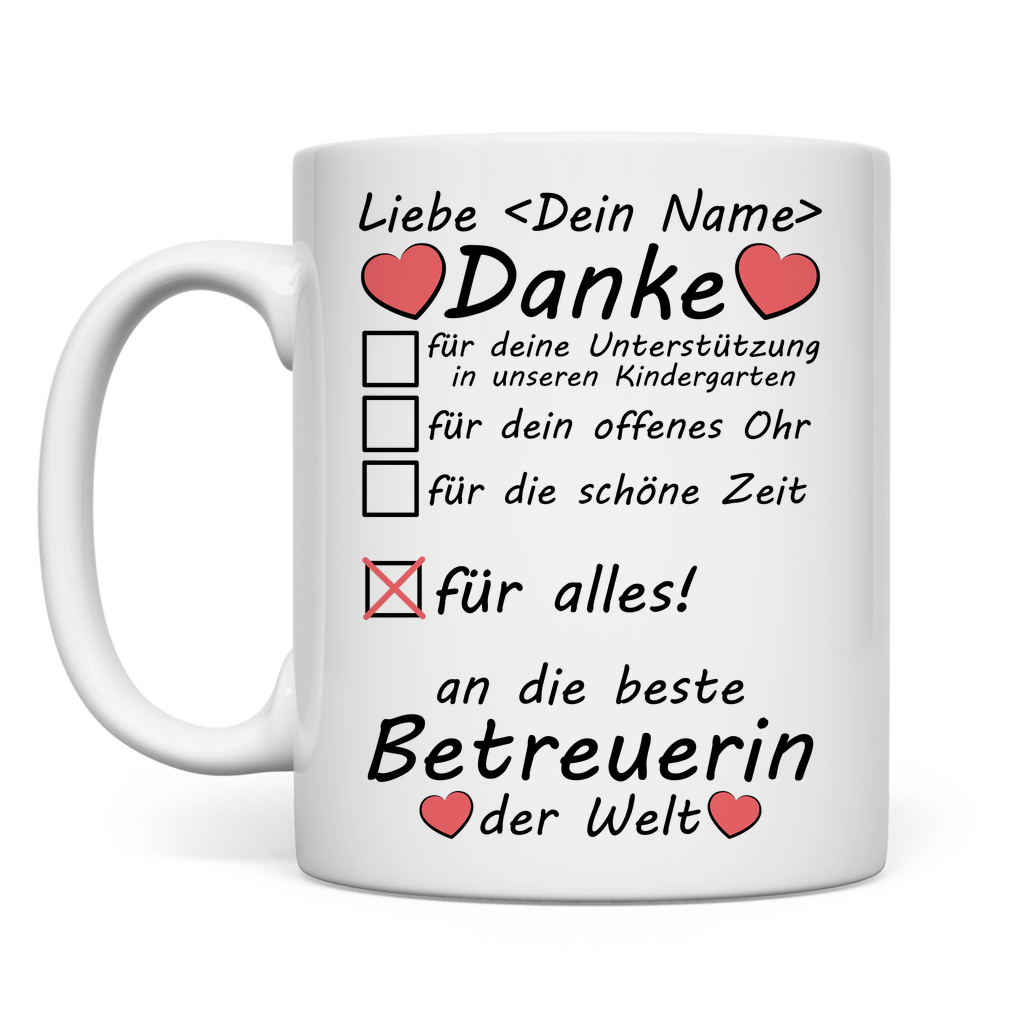 Betreuerin im Kindergarten | Kinder | Geschenk Kita