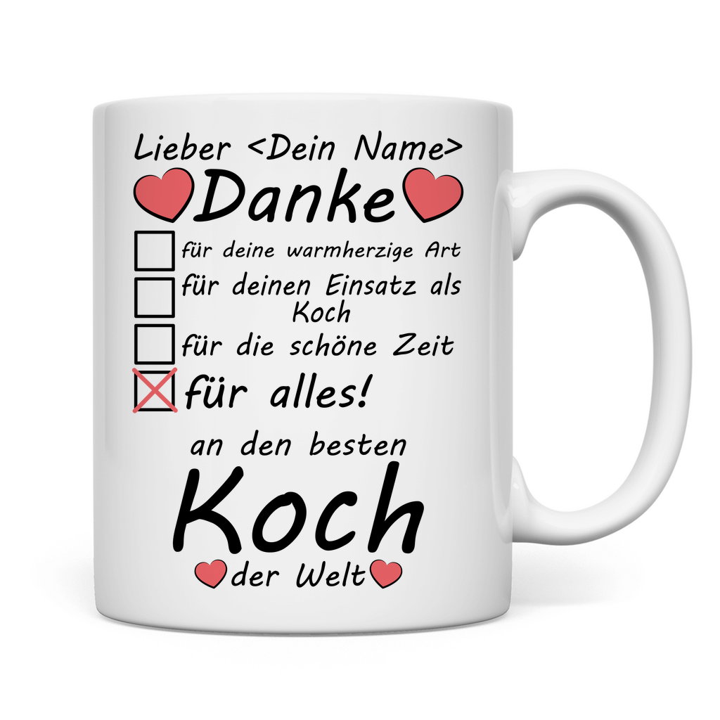 Bester Koch Tasse | Dankeschön Geschenk 2