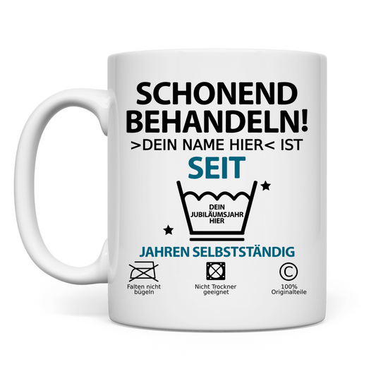 20 Jahre | Selbstständigkeit | Geschenk Tasse