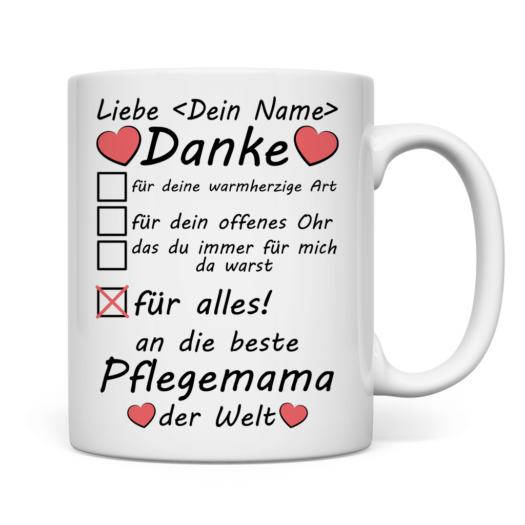 Beste Pflegemama | Danke Tasse | Geschenk 2