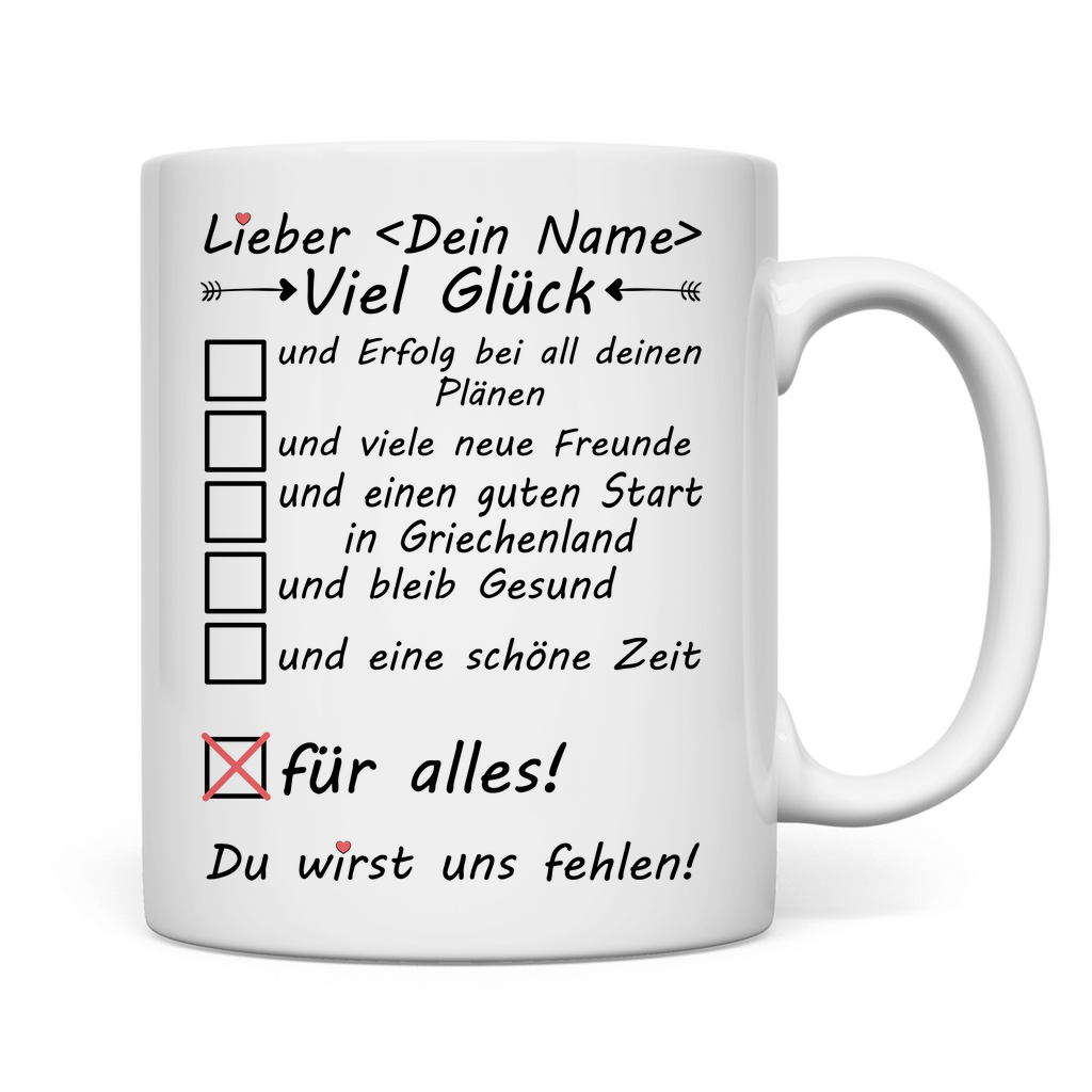 Griechenland Auswanderer | Geschenk | Wunschname 2