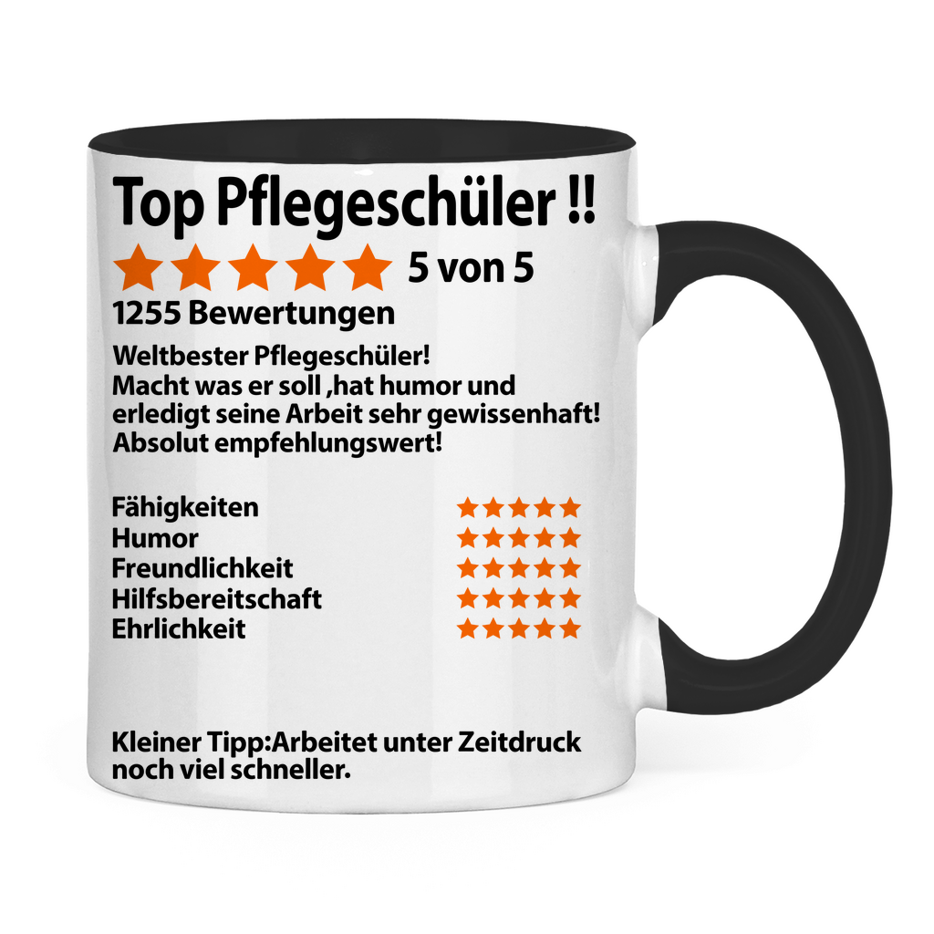 Pflegeschüler | Abschiedsgeschenk zum Abschied Tasse rückseite