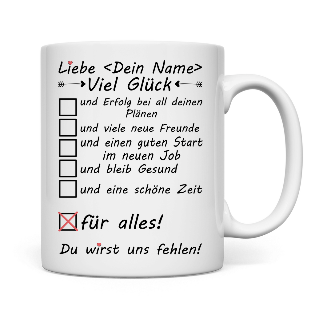 Auswandern Abschiedsgeschenk | für Kollegin tasse 2