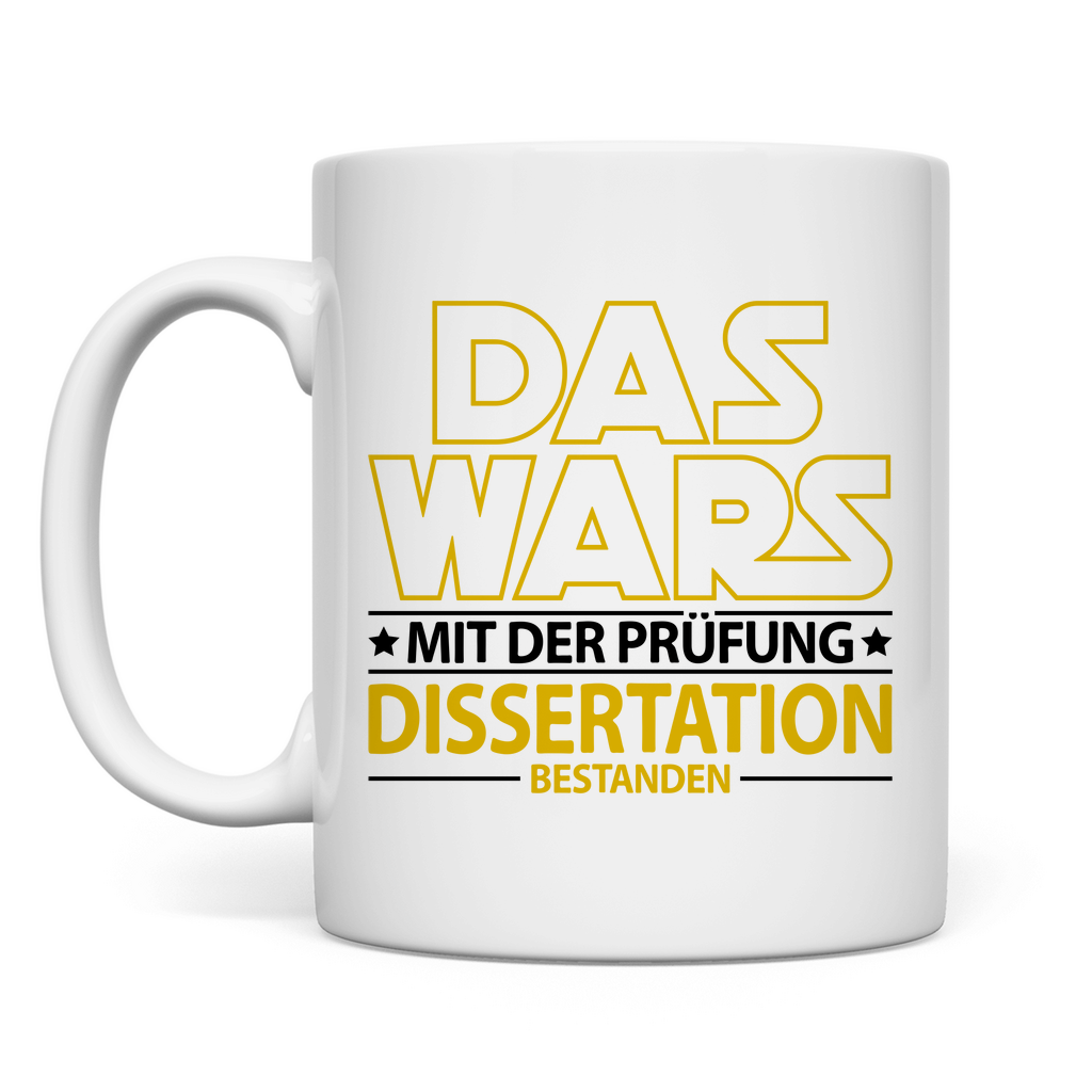 Dissertation Bestanden | Geschenk | Tasse  