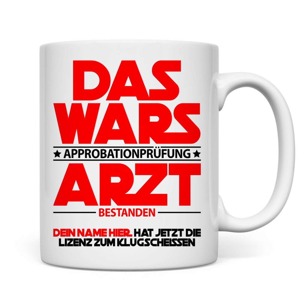 Approbation Arzt Medizin bestanden | Geschenk  tasse 2