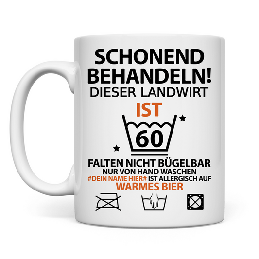 60. Geburtstag Landwirt | Geschenk | Tasse 