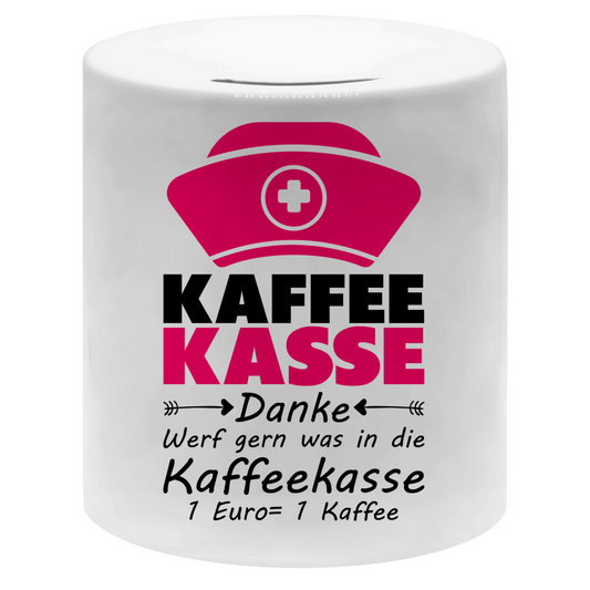 Kaffeekasse für Krankenschwester | Spardose  