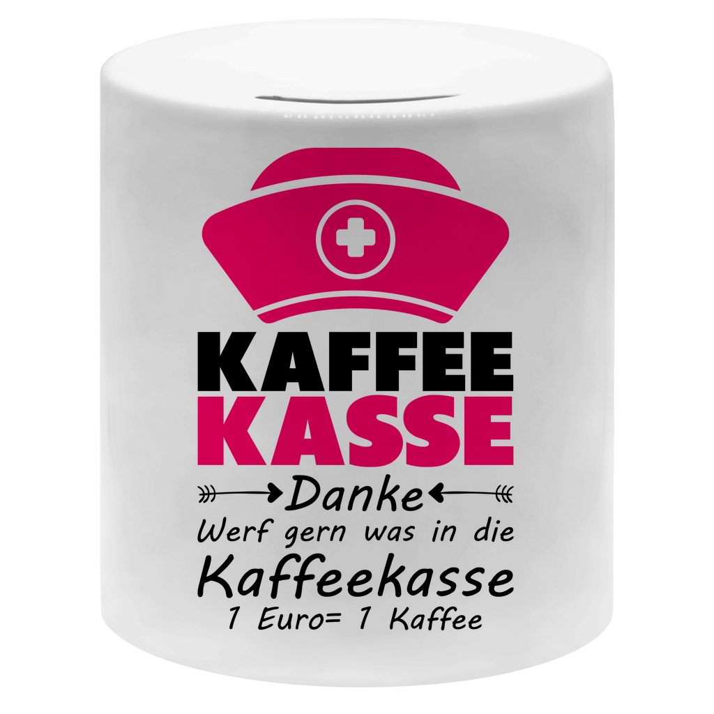 Kaffeekasse für Krankenschwester | Spardose  