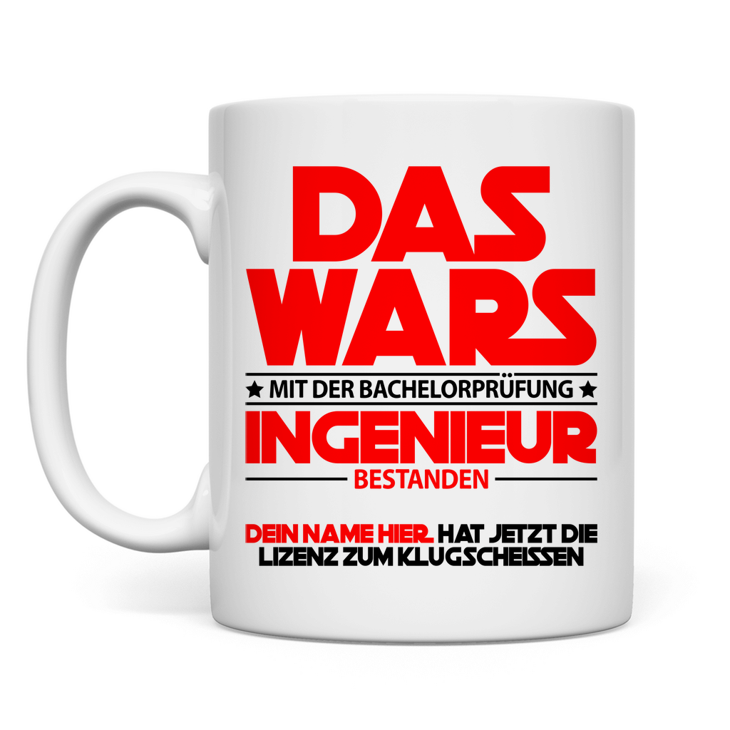 Ingenieur Bachelor bestanden | Geschenk | Tasse