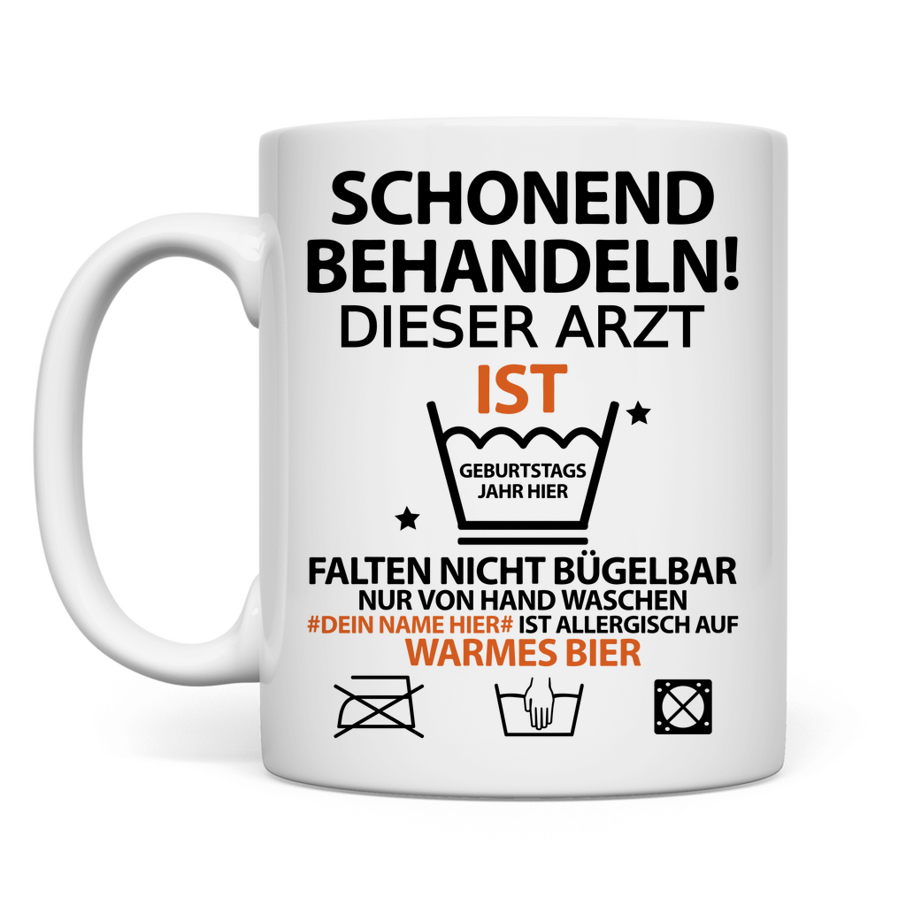 70. Geburtstag Arzt | Lustig | Tasse mit Spruch 