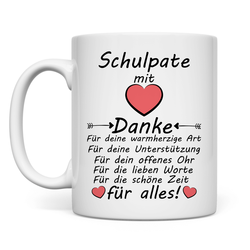 Schulpaten Abschiedsgeschenk | Danke für Alles Tase