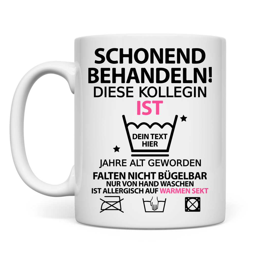 Ältere Kollegin | Geburtstagsgeschenk | Geschenk Tasse Lustig Sprüche