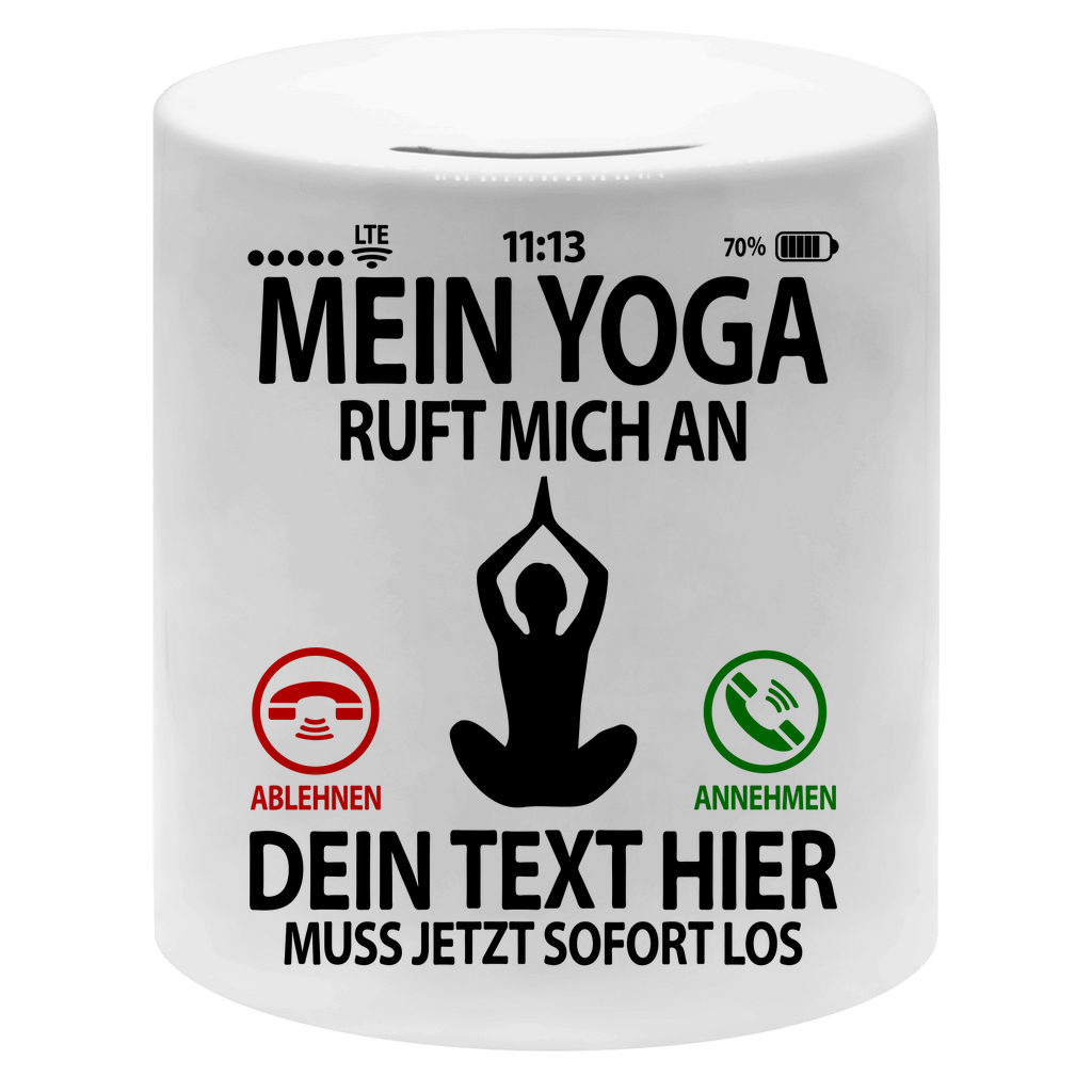 Yogalehrer Yoga Kurs | Spardose | Geldgeschenk