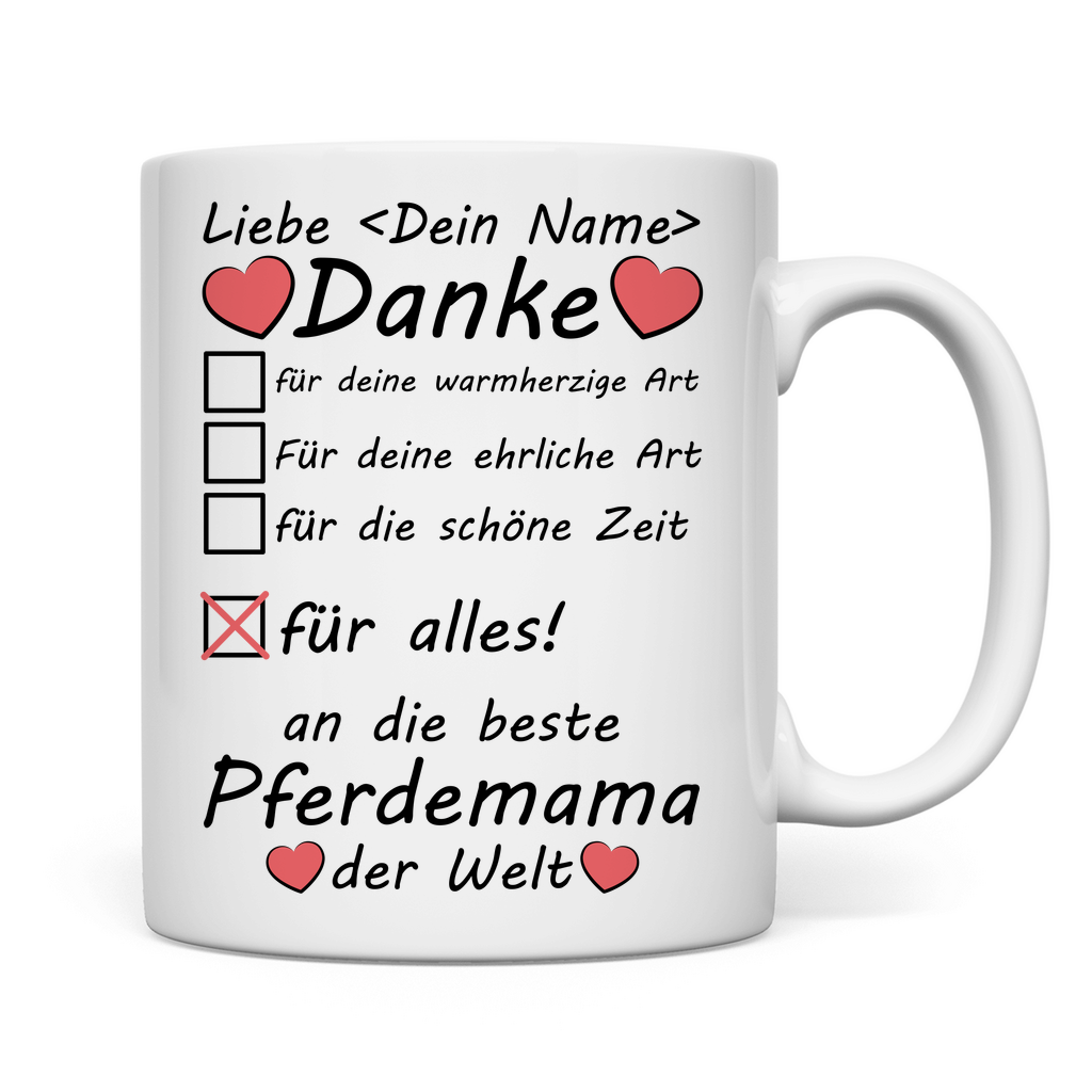 Beste Pferdemama | Tasse | geschenk mit namen 2