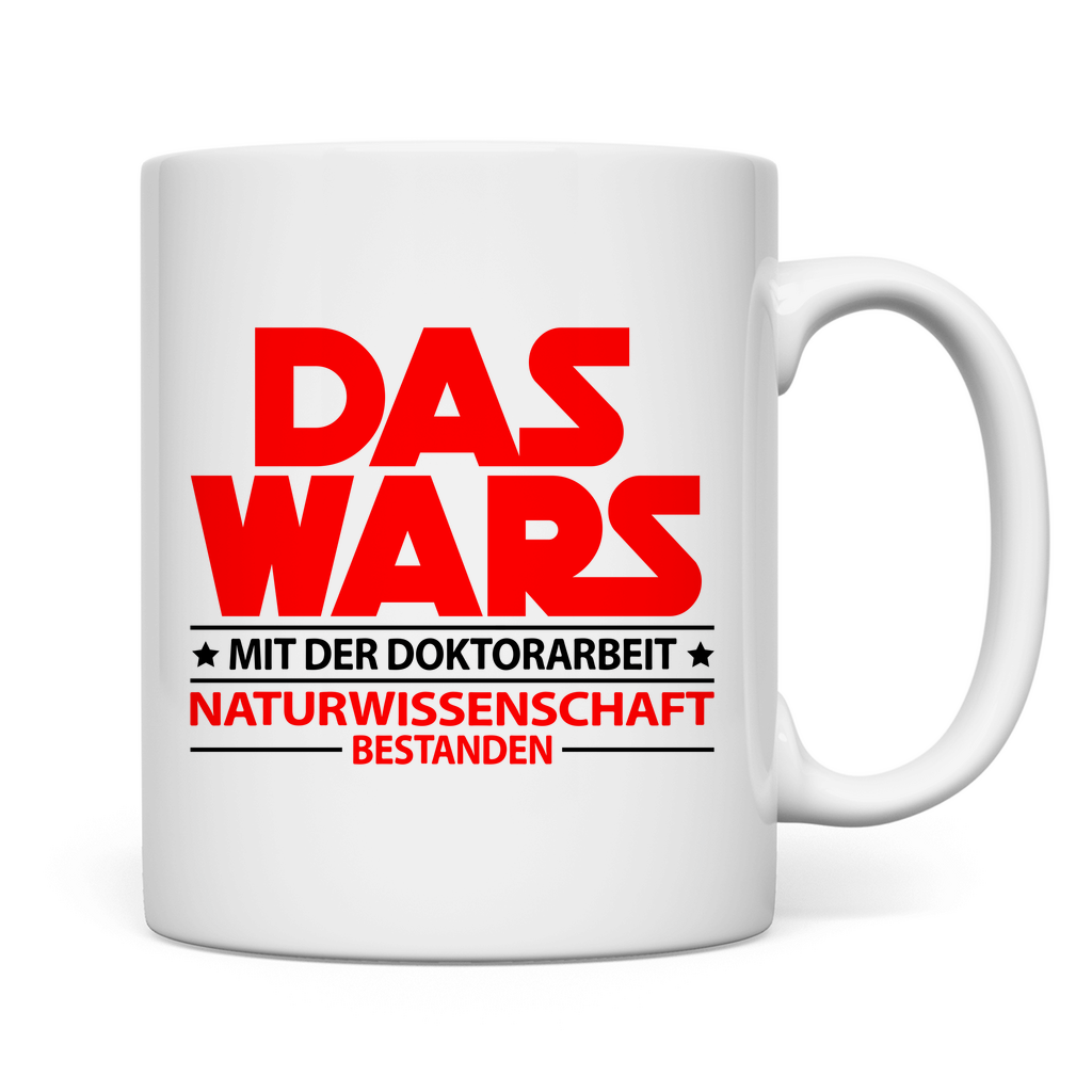Doktortitel Naturwissenschaft bestanden l Tasse 2