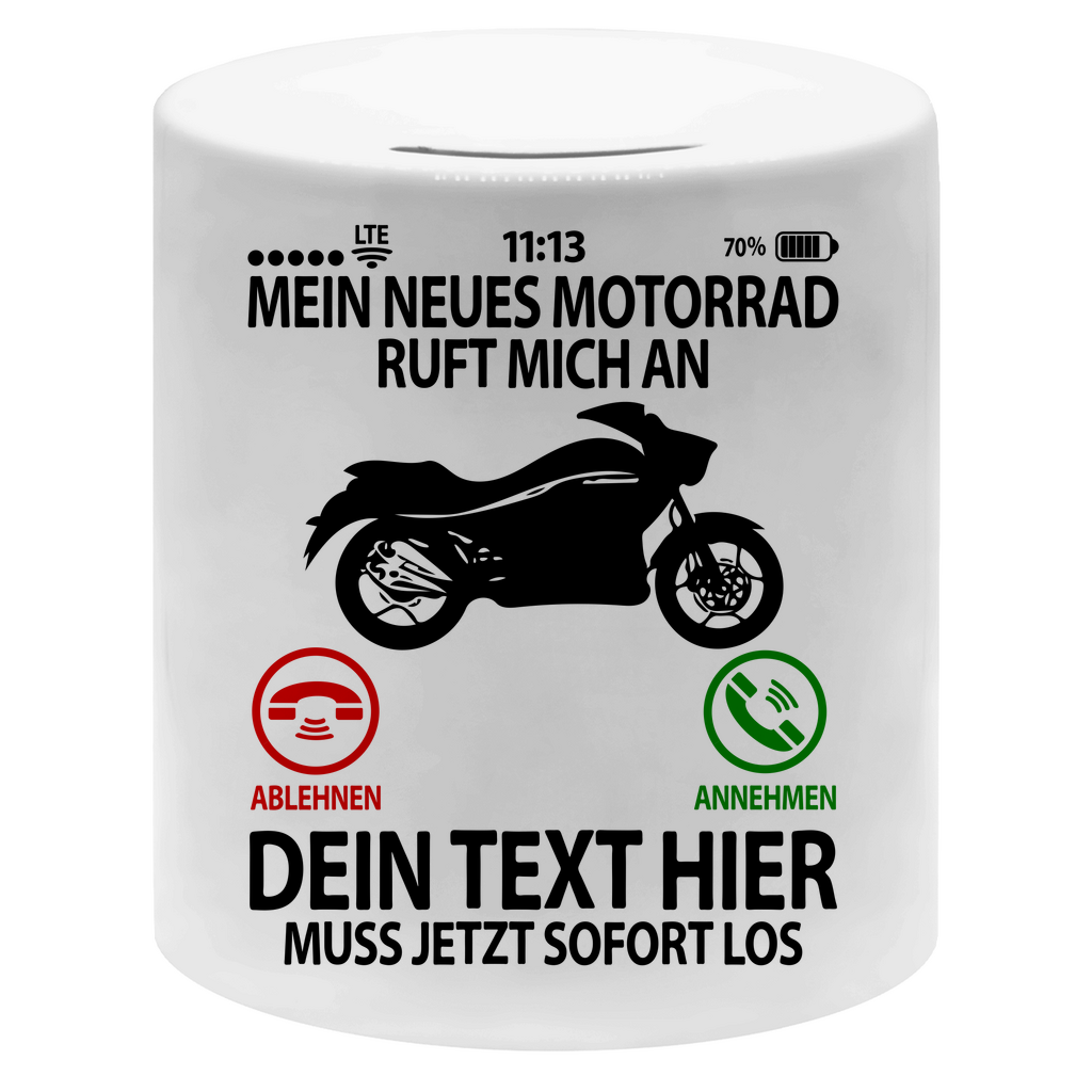 Motorrad Führerschein | Spardose | Geldgeschenk 