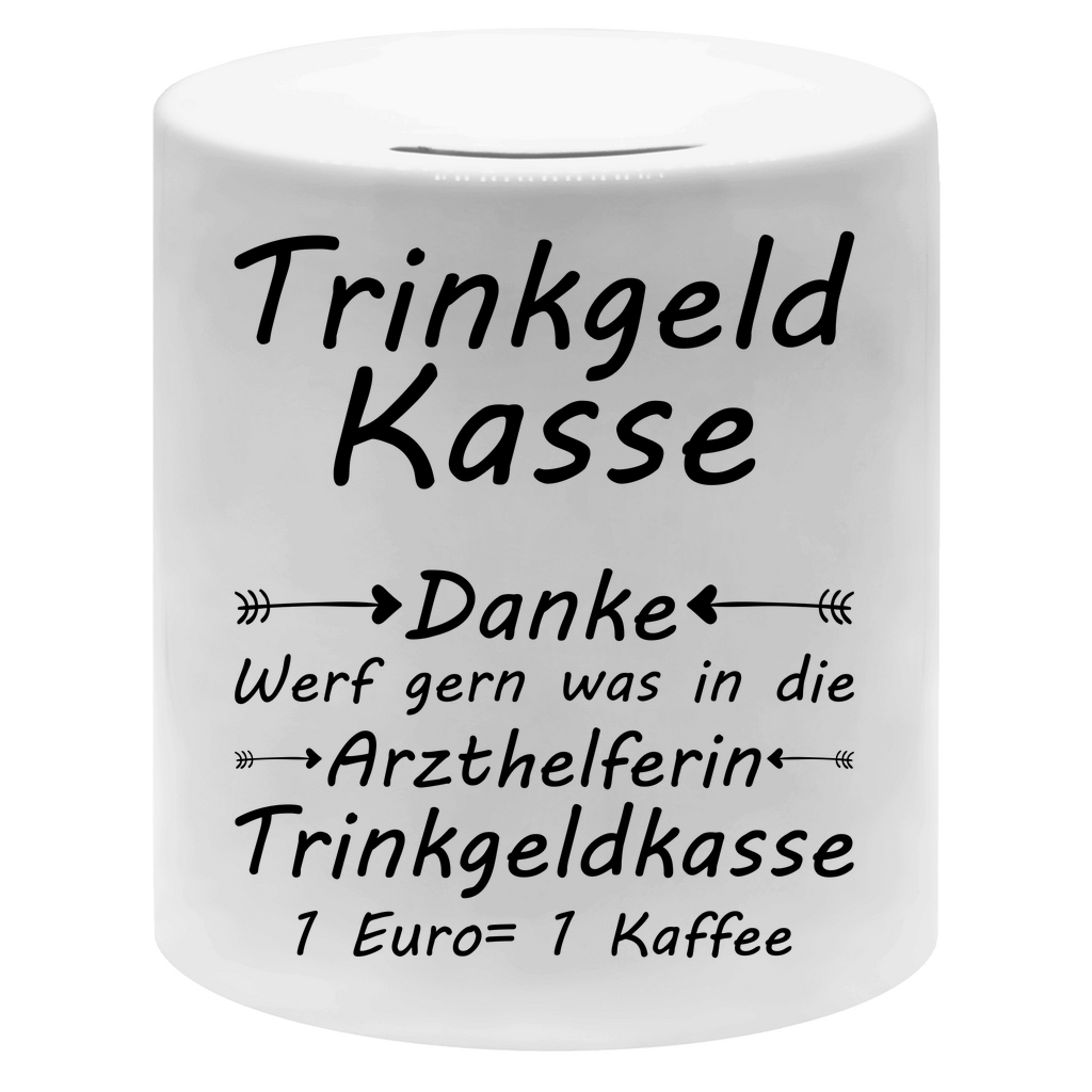 Arzthelferin MFA Spardose | Trinkgeld Kaffeekasse 