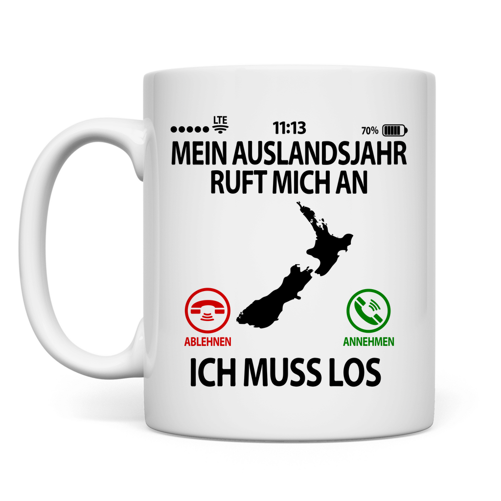 Neuseeland Auslandsjahr | Abschiedsgeschenk | Tasse 