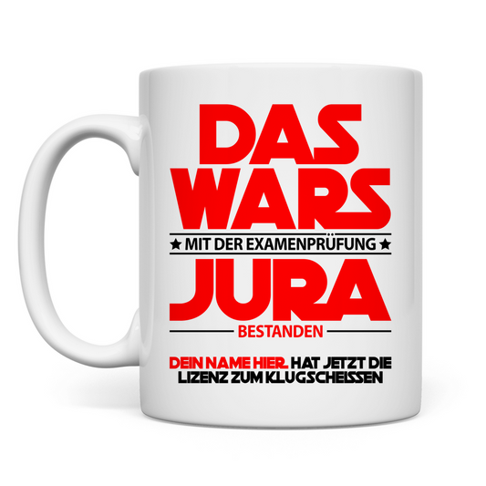 Jurist Examen Bestanden | Geschenk Tasse